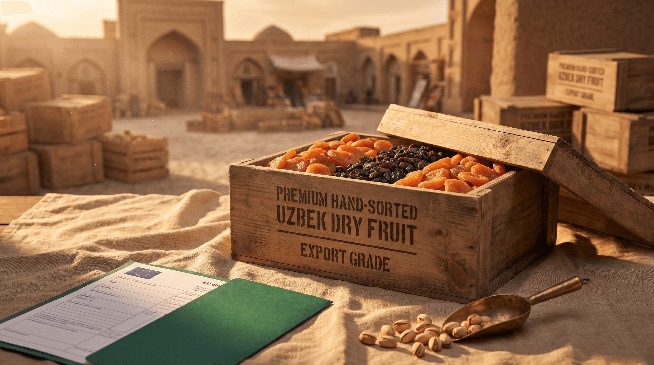 Uzbek dried fruits for the EU shelf: regions and season
