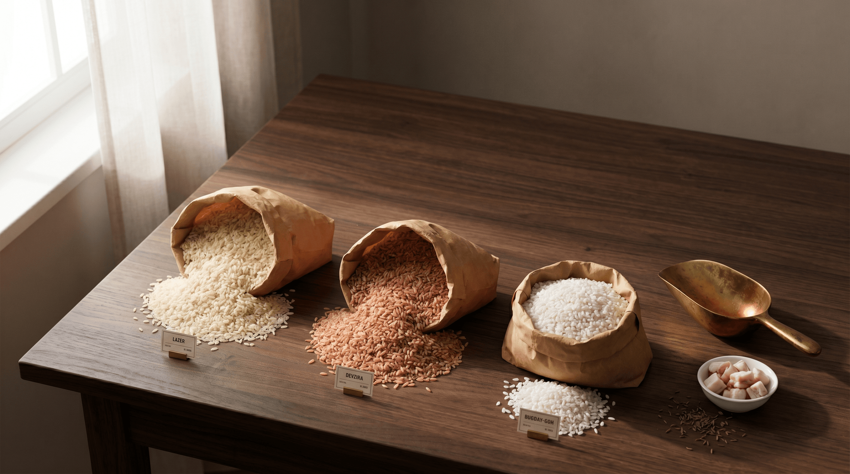 Rice for pilaf from Uzbekistan: varieties Lazer and Devzira